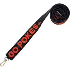 Go Pokes Beaded Strap Black and Orange
