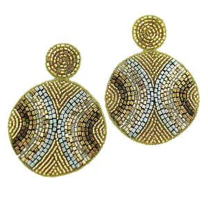 GOLD CIRCLE EARRINGS