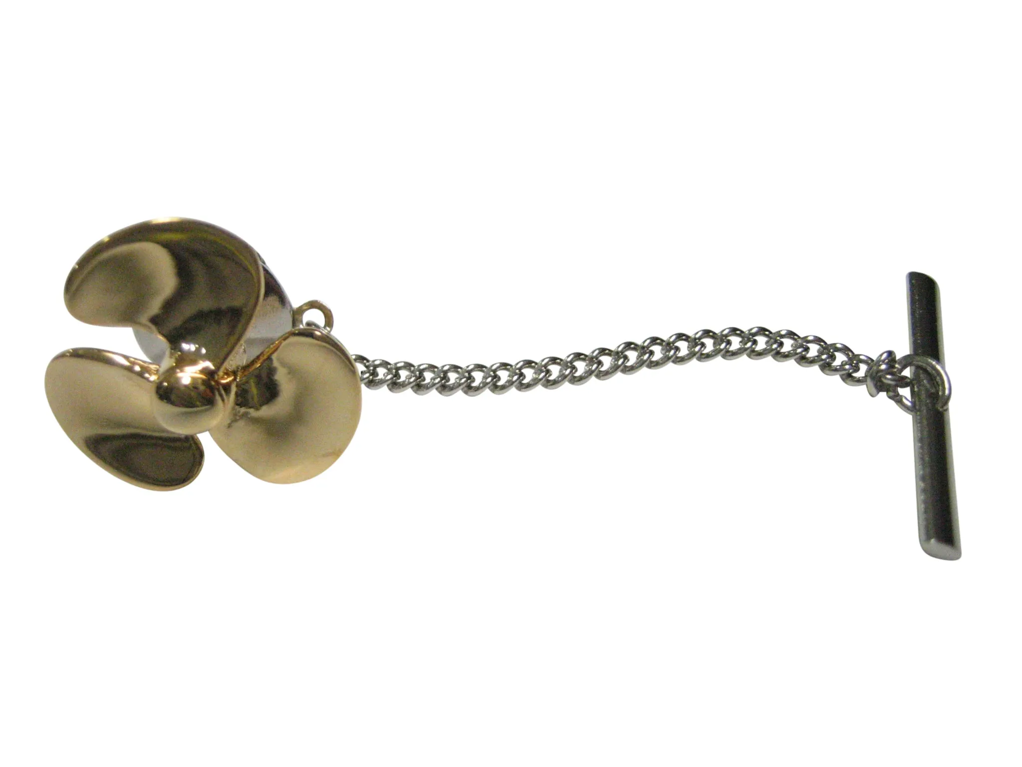Gold Toned Nautical Boat Propellor Tie Tack