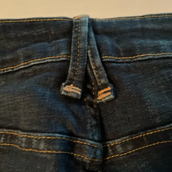 Good American Good Waist bottom leg lace up jeans Size 4