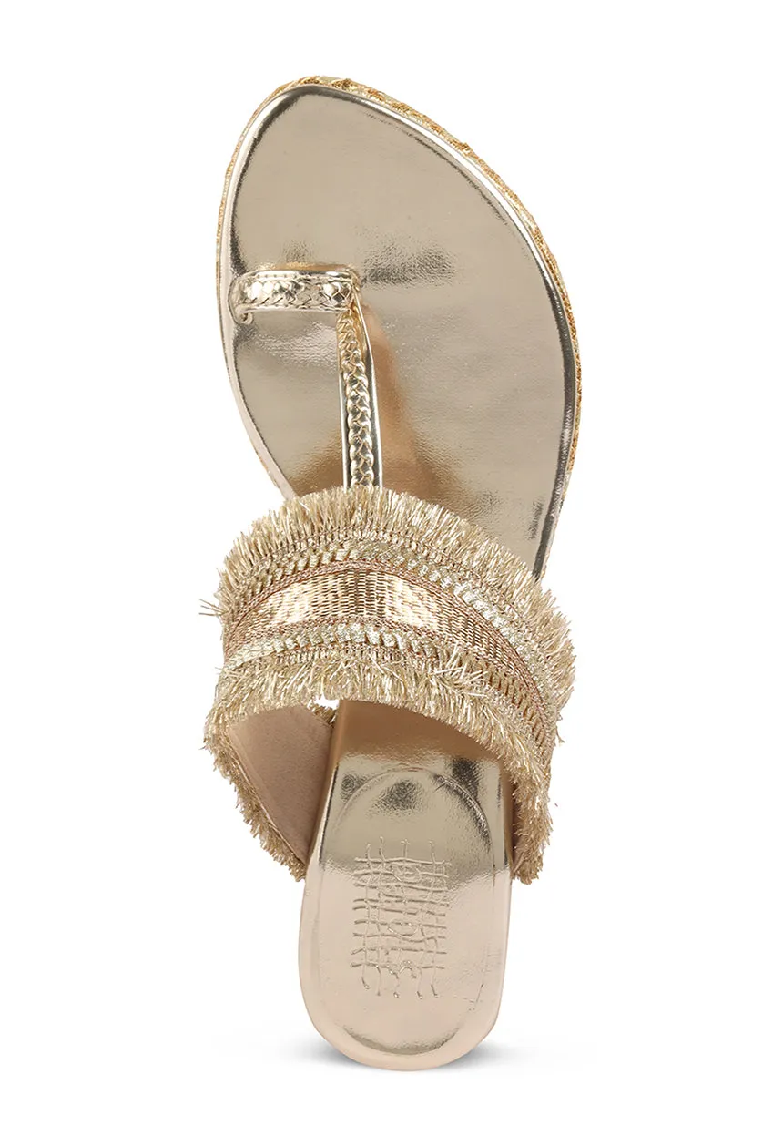Gota Border Low K Wedge Gold
