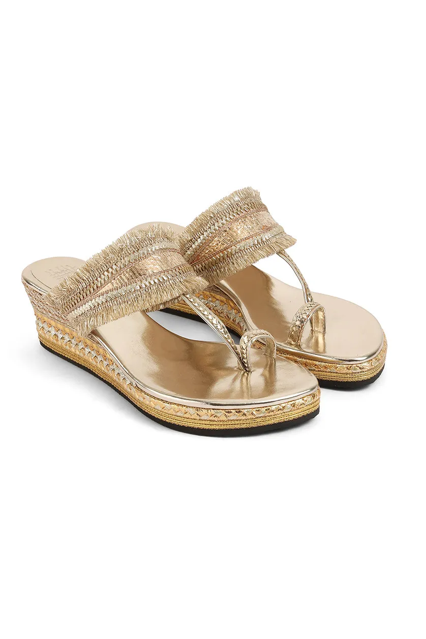 Gota Border Low K Wedge Gold