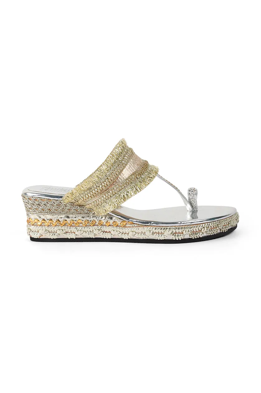 Gota Border Low K Wedge Gold