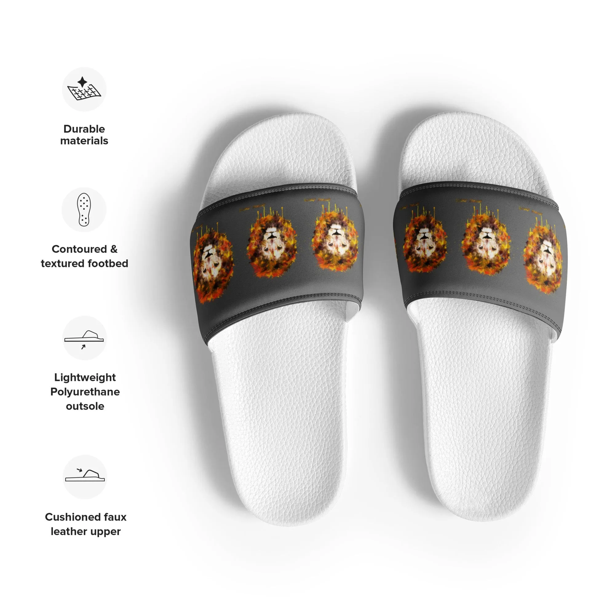 Gray Women's Slides