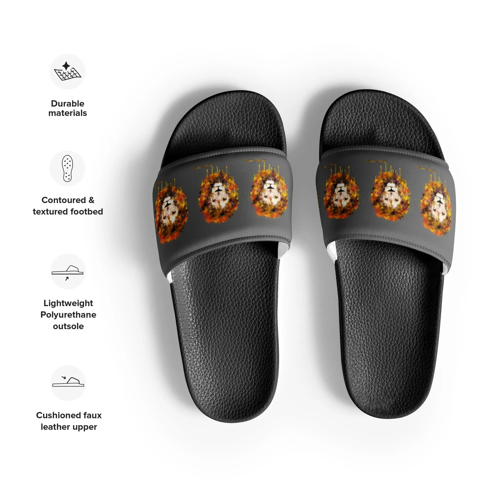Gray Women's Slides