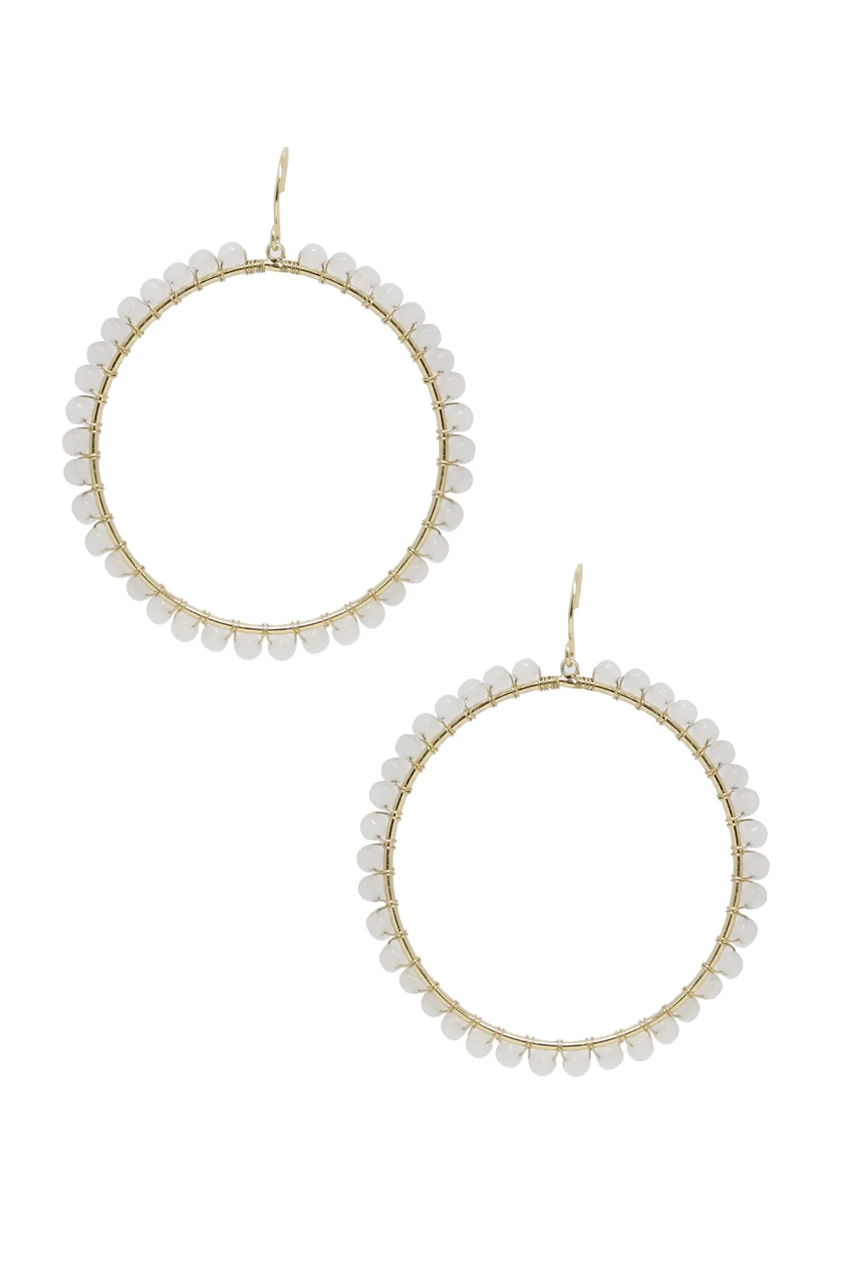 Great Outdoors Gemstone & 18k Gold Plated Earrings