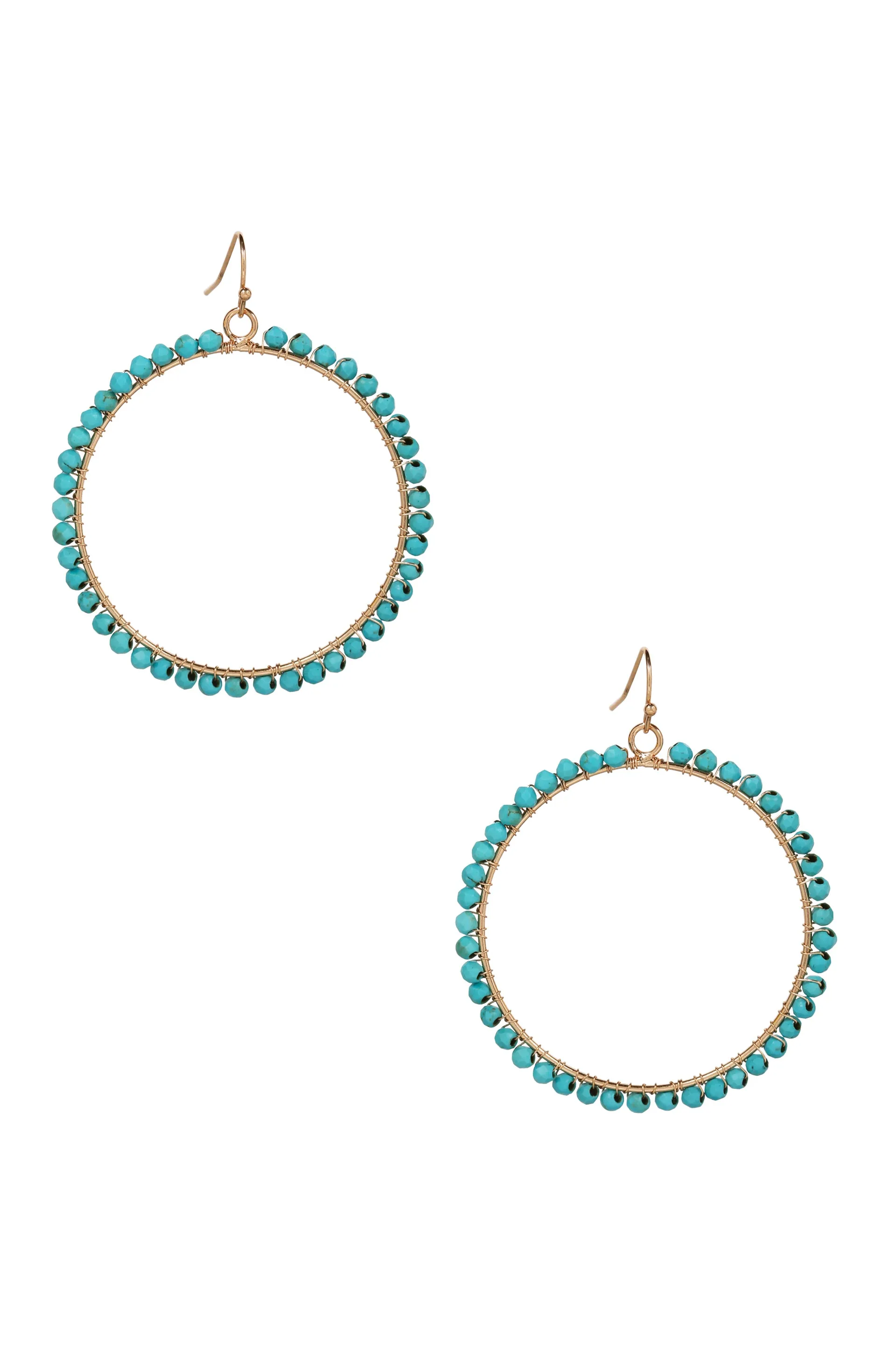 Great Outdoors Gemstone & 18k Gold Plated Earrings