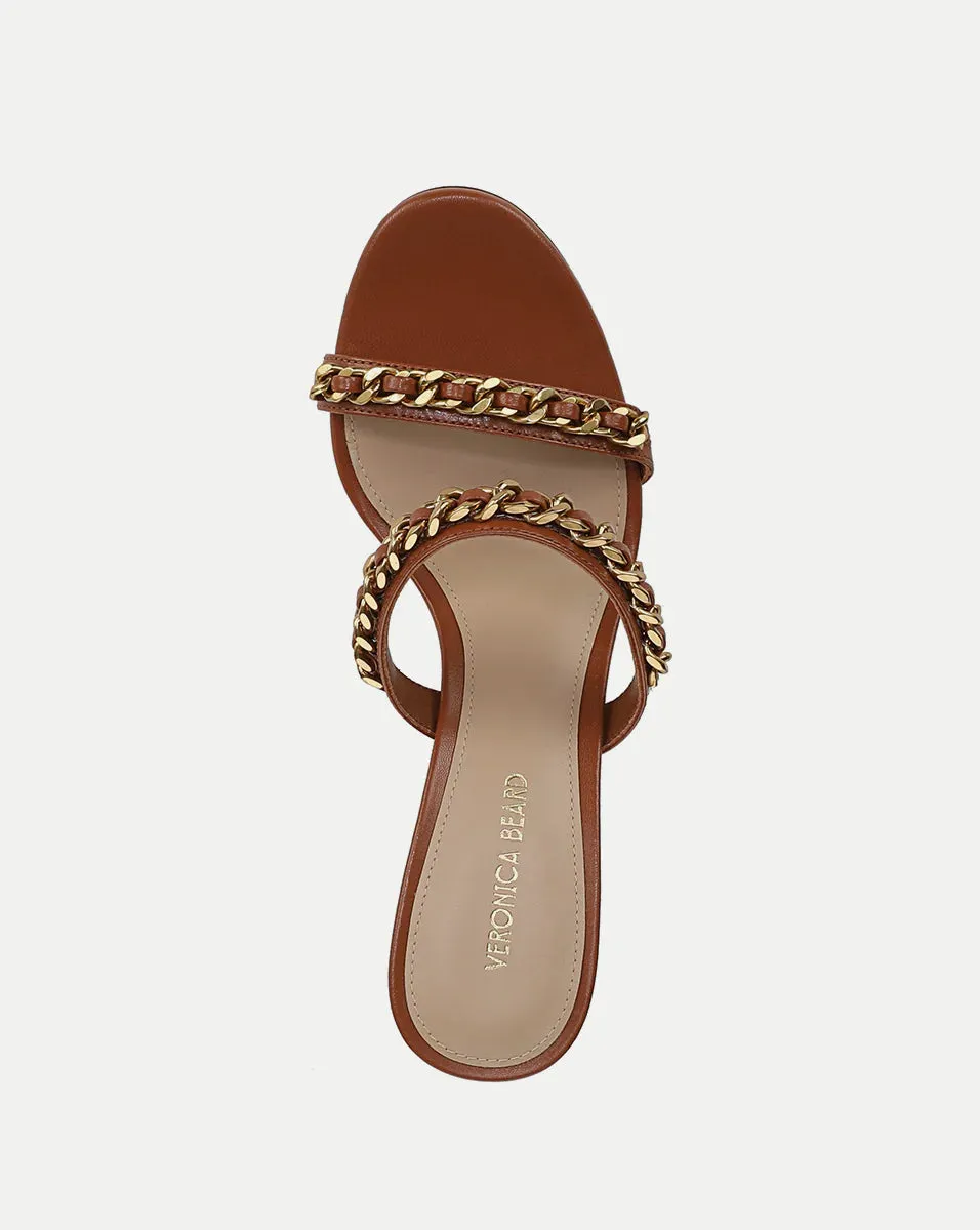 Gretchen Chain-Link Sandal - Honey