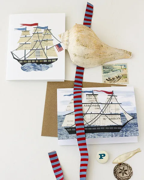 Happy Birthday Nautical Scene