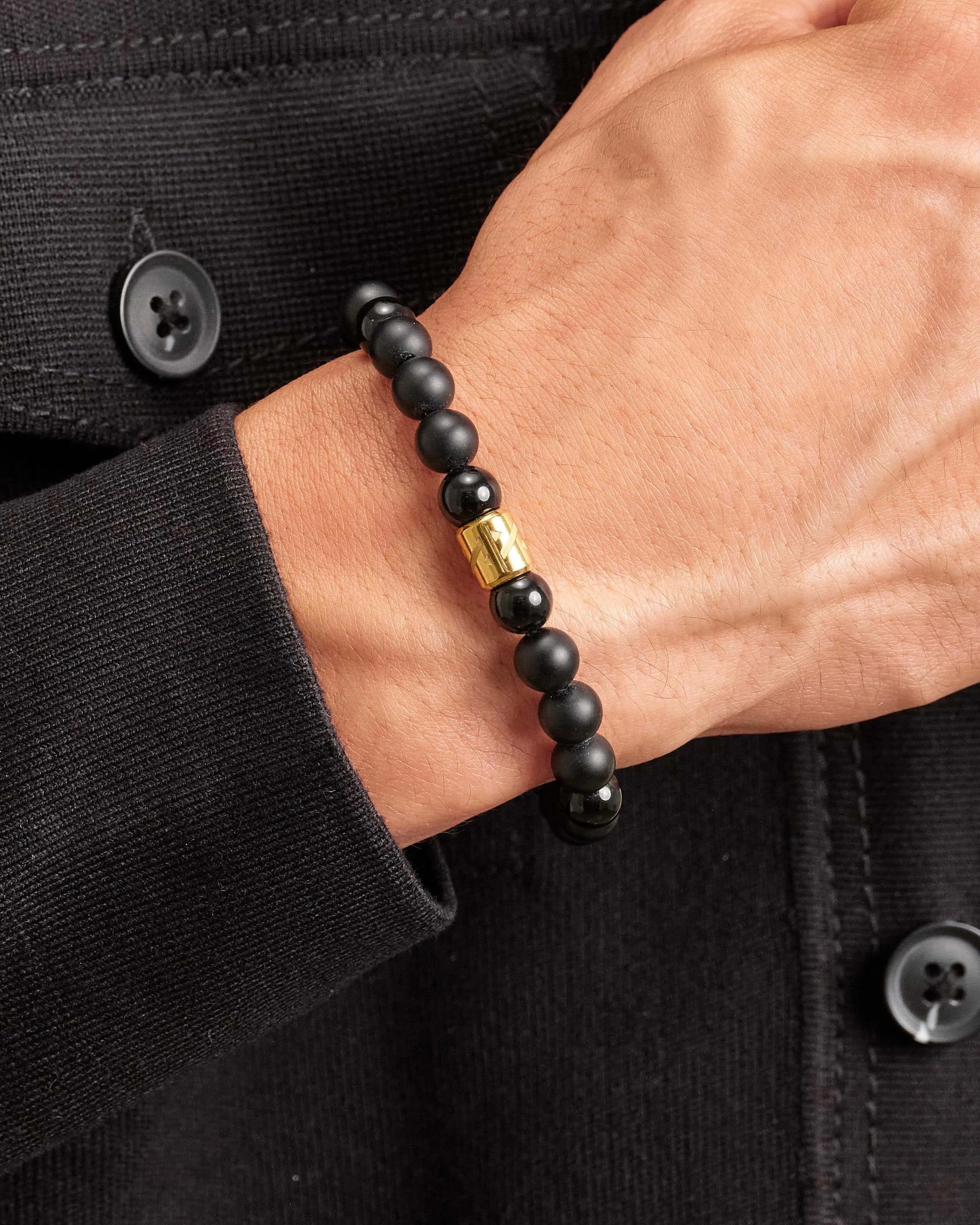 Hidden Hills Beaded Bracelet - Gold