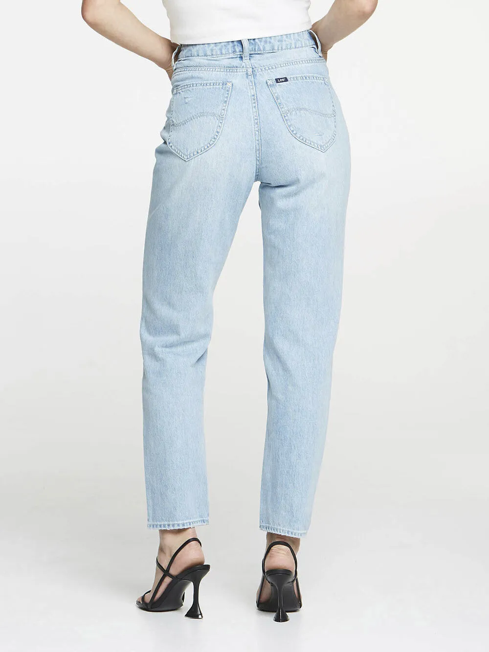 High Mom Oxy Destruct Air Denim