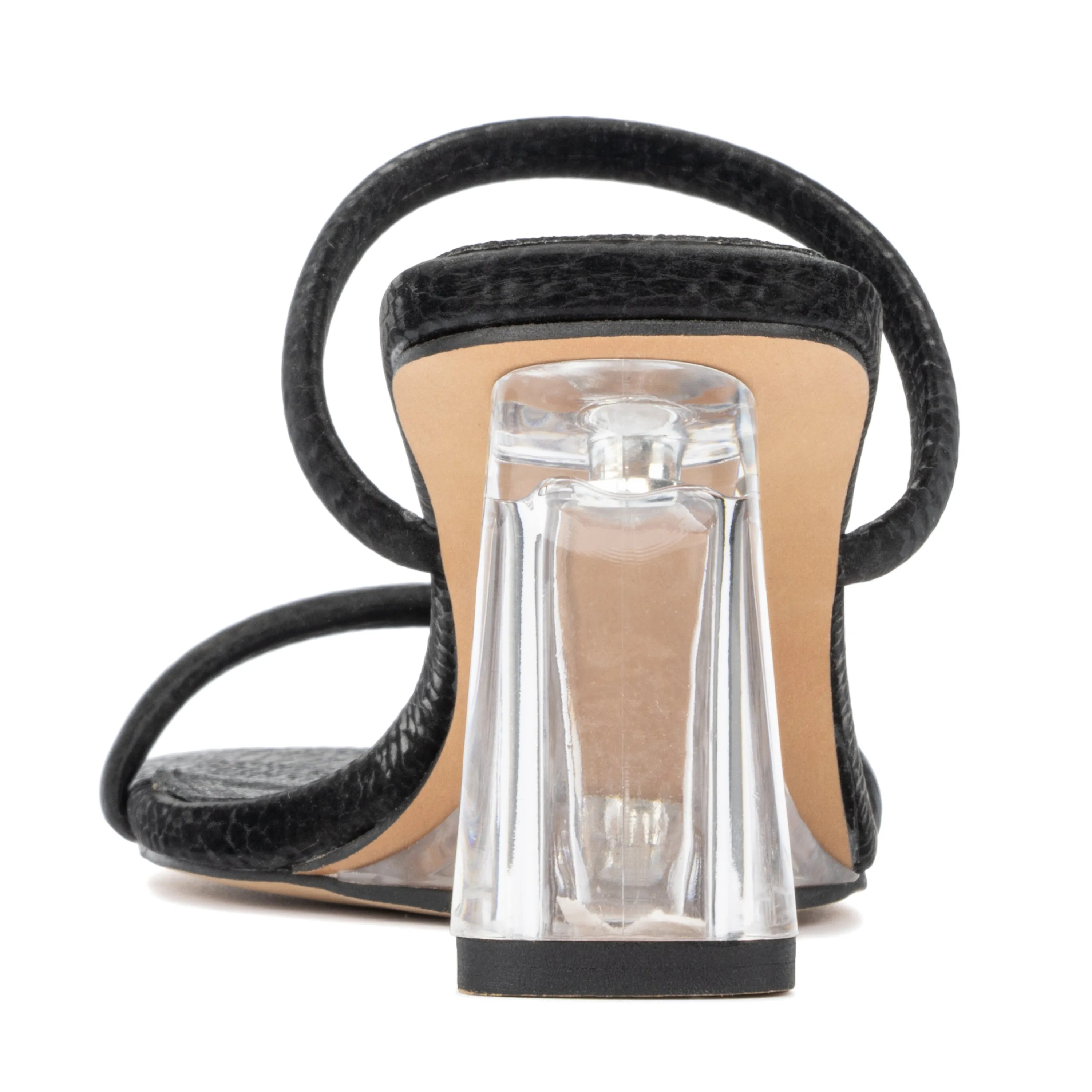 Hilaria Clear Wedge Strap Sandal