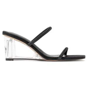 Hilaria Clear Wedge Strap Sandal