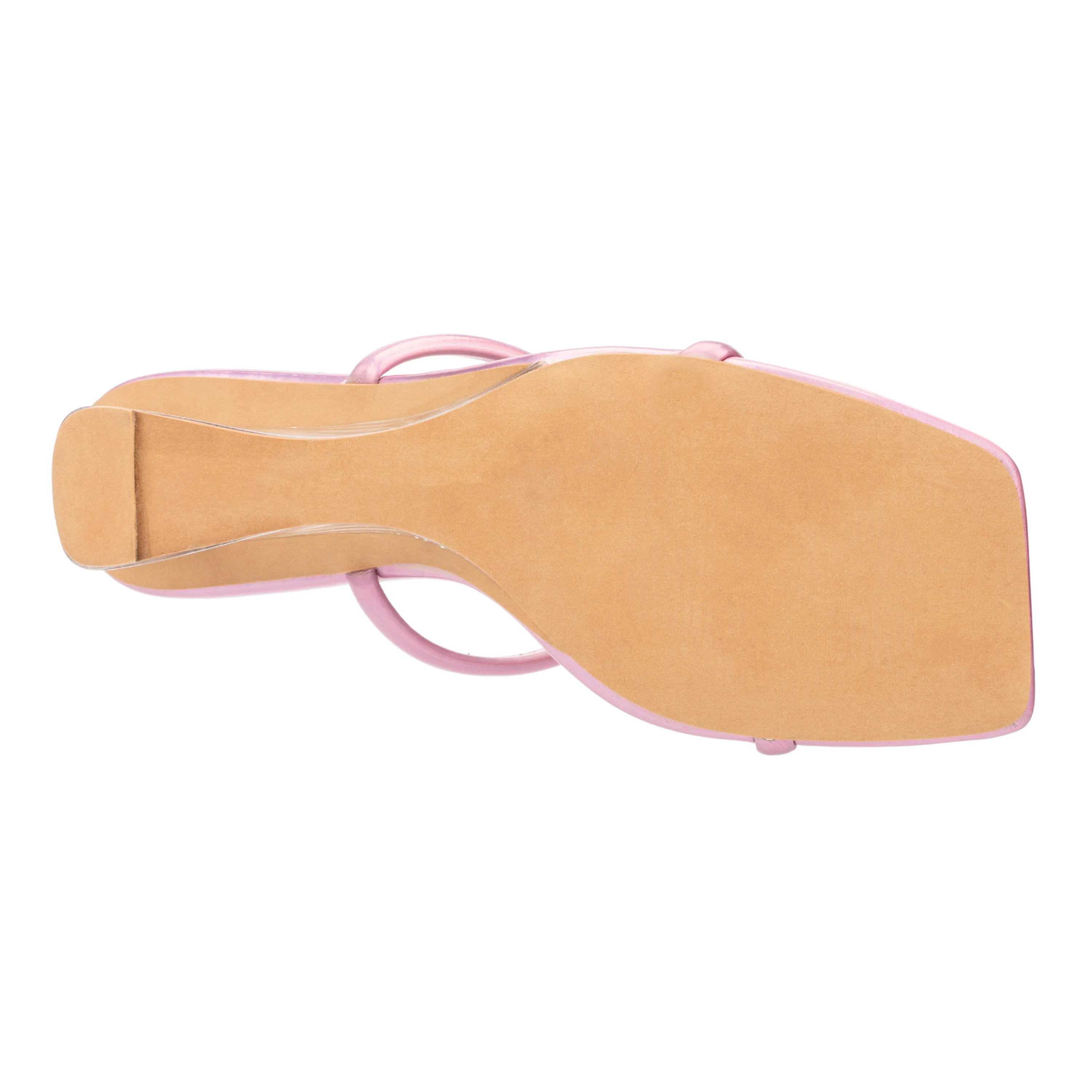 Hilaria Clear Wedge Strap Sandal