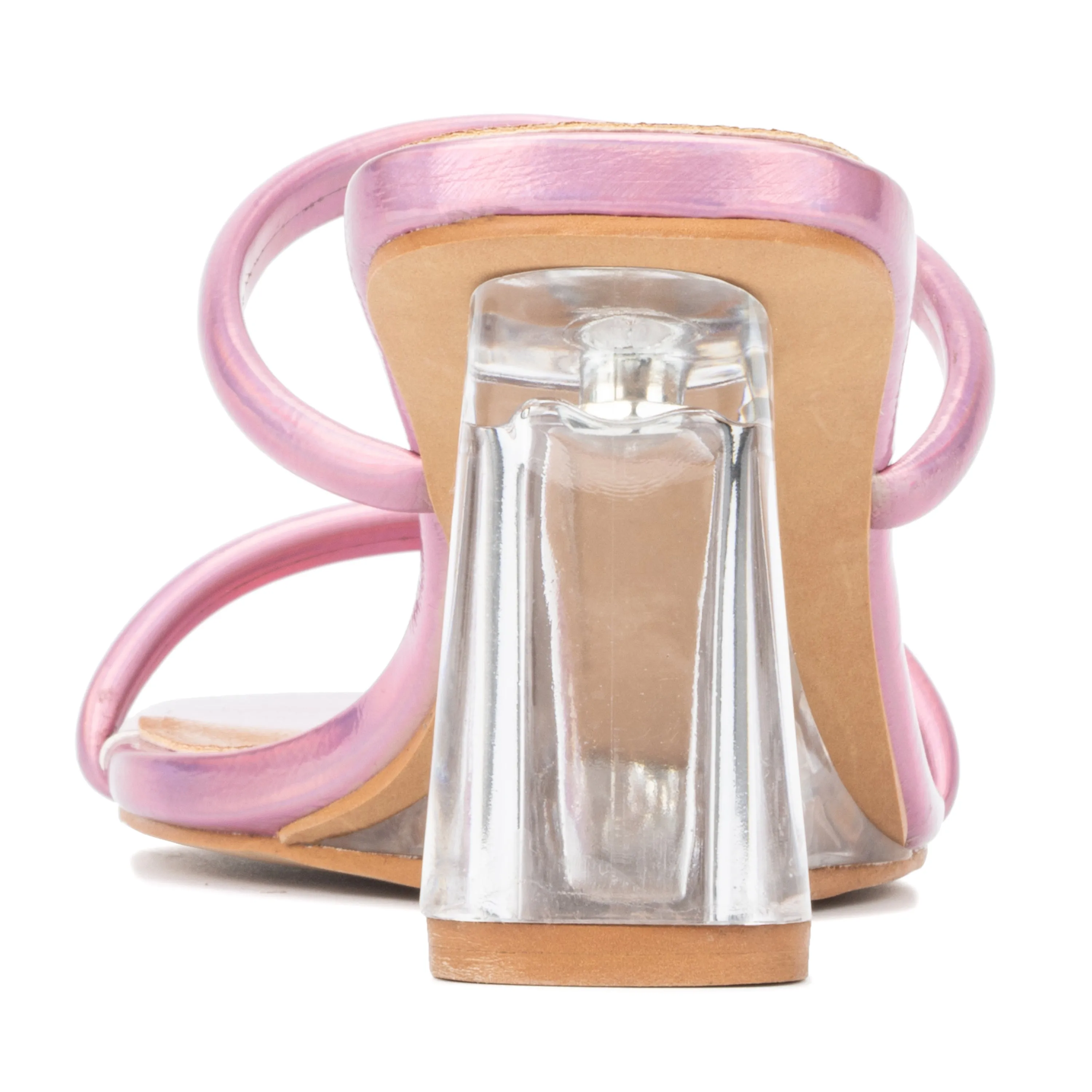 Hilaria Clear Wedge Strap Sandal