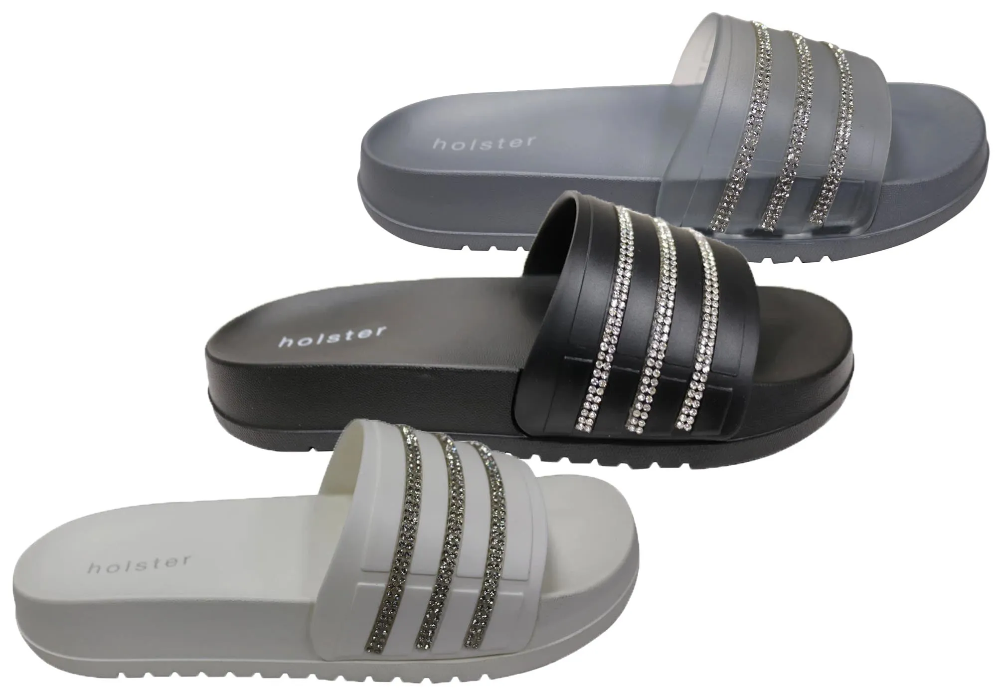 Holster Cruz Womens Comfortable Slides Sandals