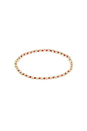 Hope Grateful Bracelet - Bright Red