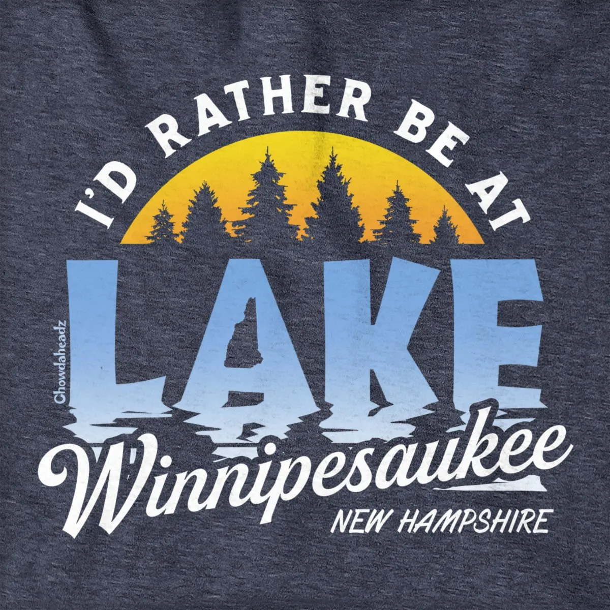 I'd Rather Be at Lake Winnipesaukee Hoodie