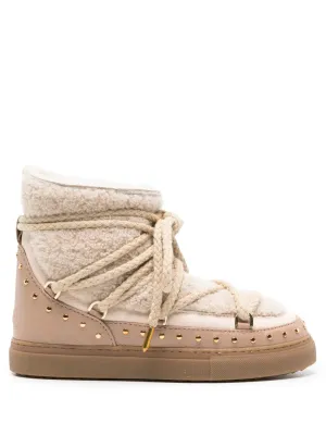 Inuikii shearling lace-up boots