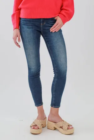 Jag Skinny Ankle Cropped Jeans - Blue