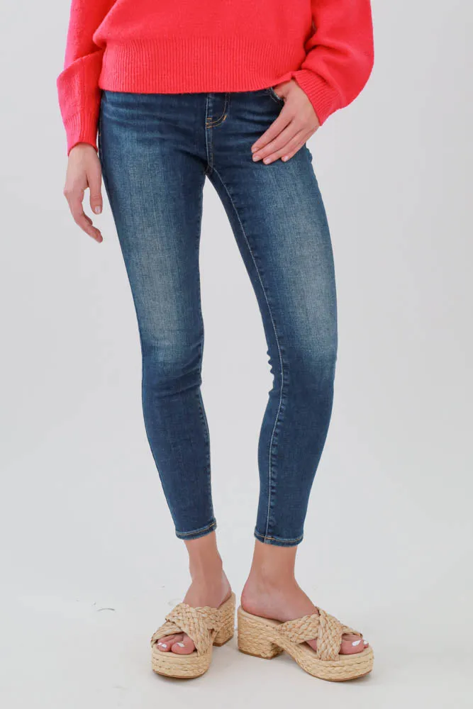 Jag Skinny Ankle Cropped Jeans - Blue