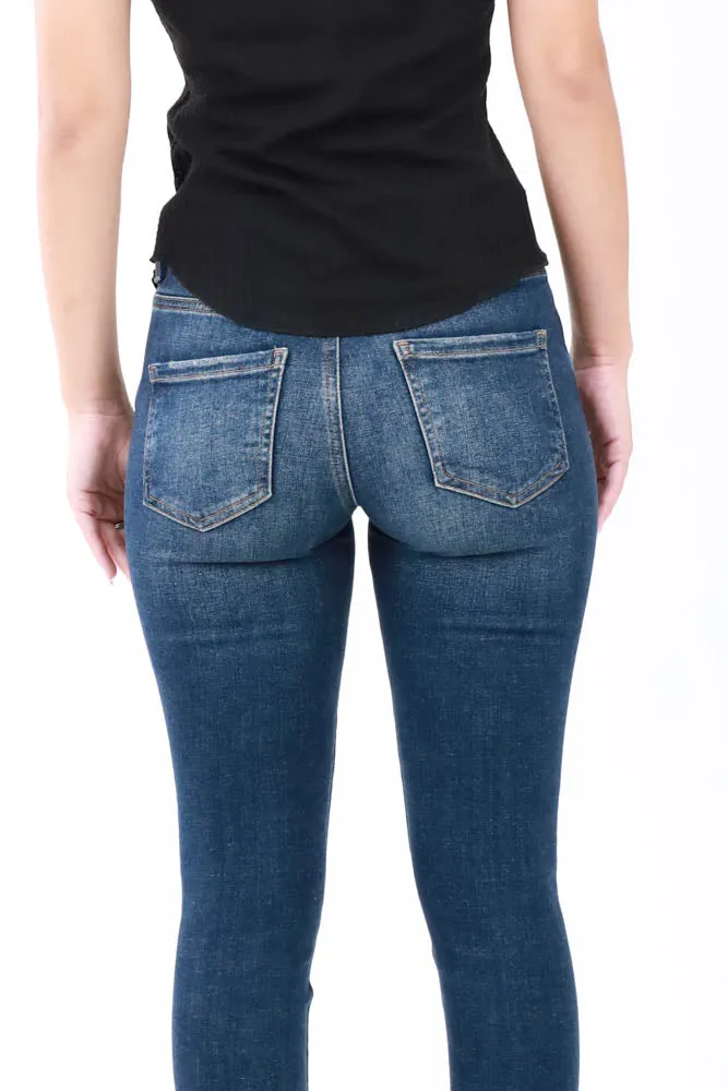 Jag Skinny Ankle Cropped Jeans - Blue