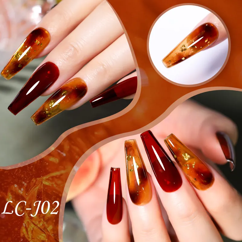 Jelly Amber Gel Polish 7ml (6 colour options)