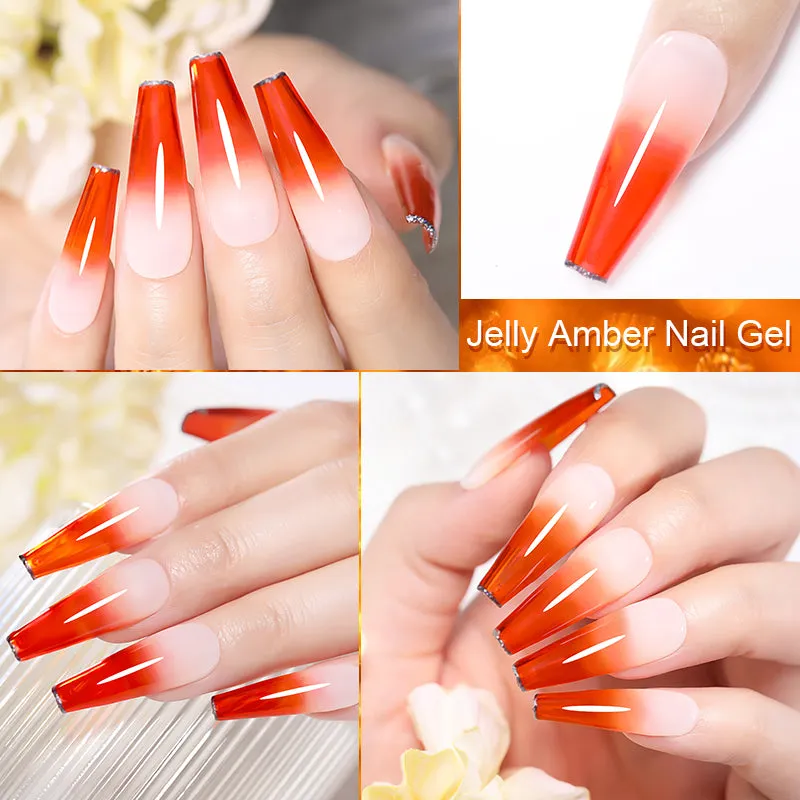 Jelly Amber Gel Polish 7ml (6 colour options)