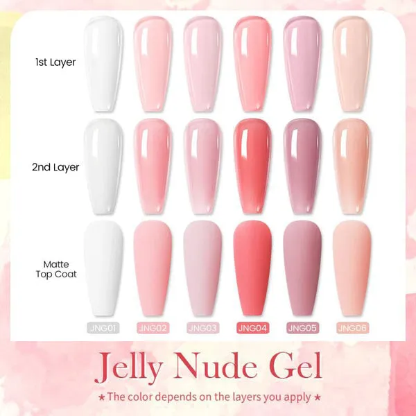 Jelly Nude Gel Polish (15ml)