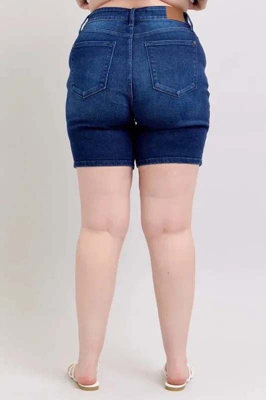 Judy Blue Sunkissed Horizon V-Front Bermuda Shorts