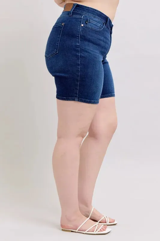 Judy Blue Sunkissed Horizon V-Front Bermuda Shorts
