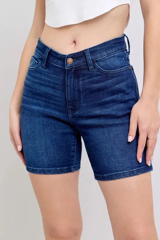 Judy Blue Sunkissed Horizon V-Front Bermuda Shorts