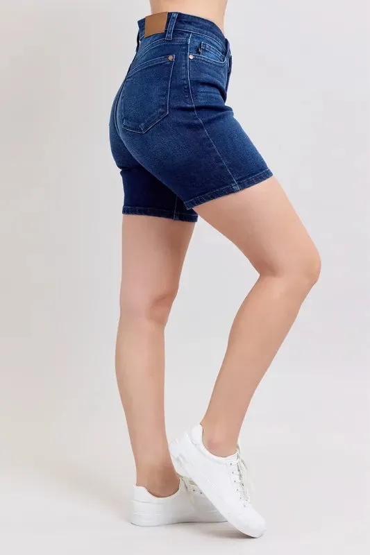 Judy Blue Sunkissed Horizon V-Front Bermuda Shorts