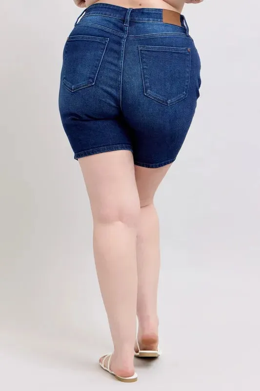 Judy Blue Sunkissed Horizon V-Front Bermuda Shorts