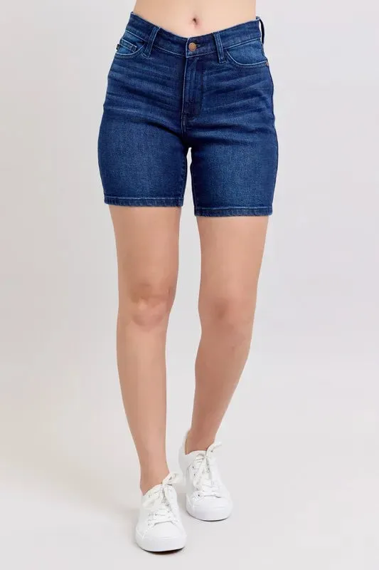 Judy Blue Sunkissed Horizon V-Front Bermuda Shorts