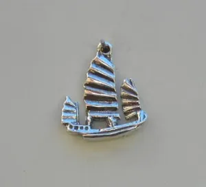 Junk boat Charm