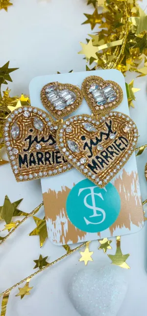 Just Married Earrings