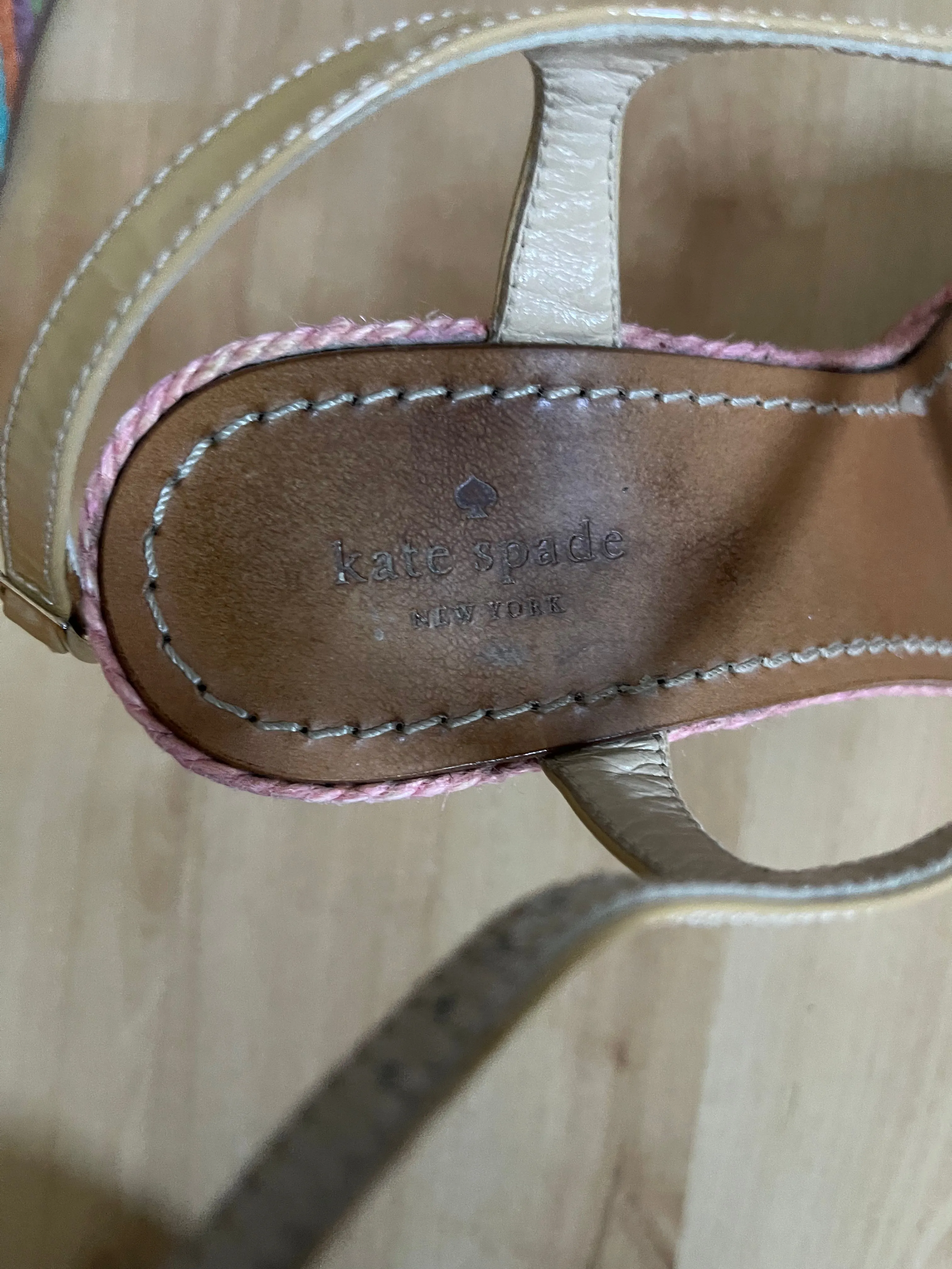 Kate Spade Multicolor Wedge Sandals