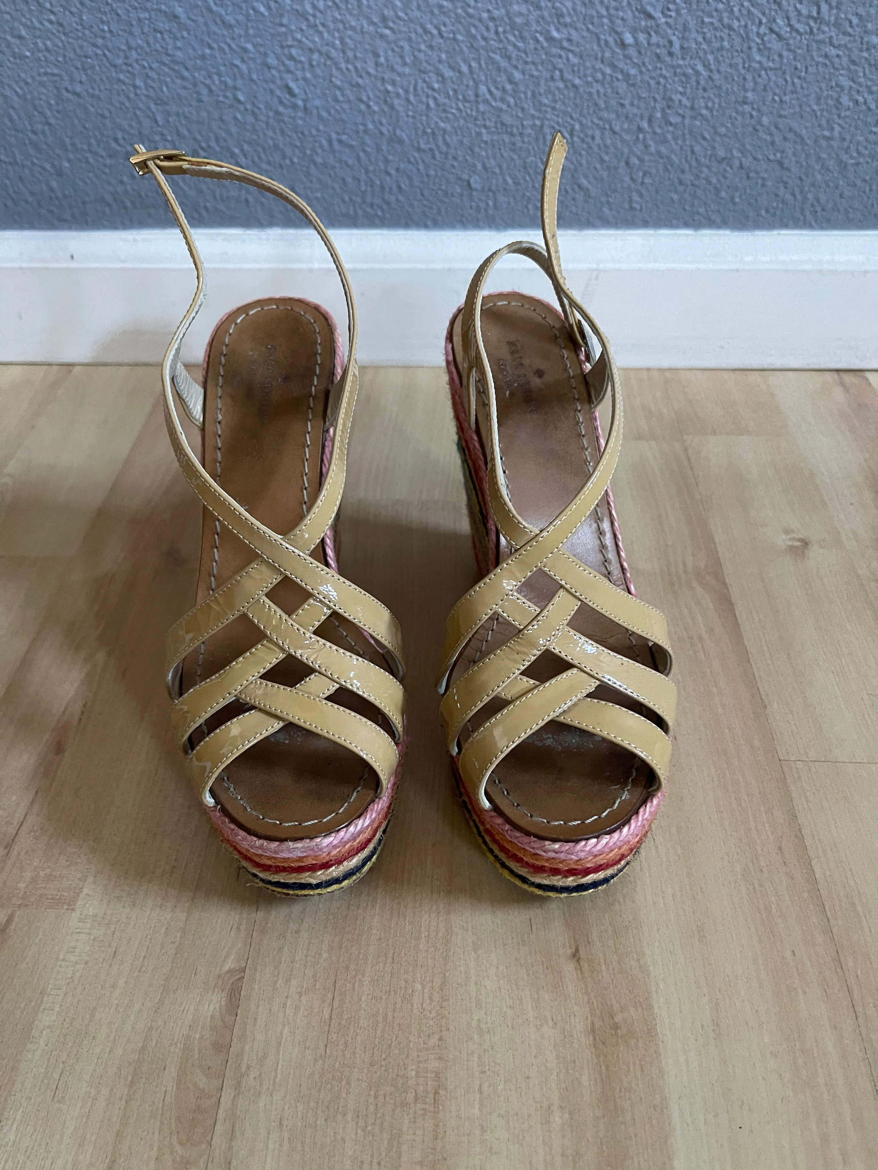 Kate Spade Multicolor Wedge Sandals