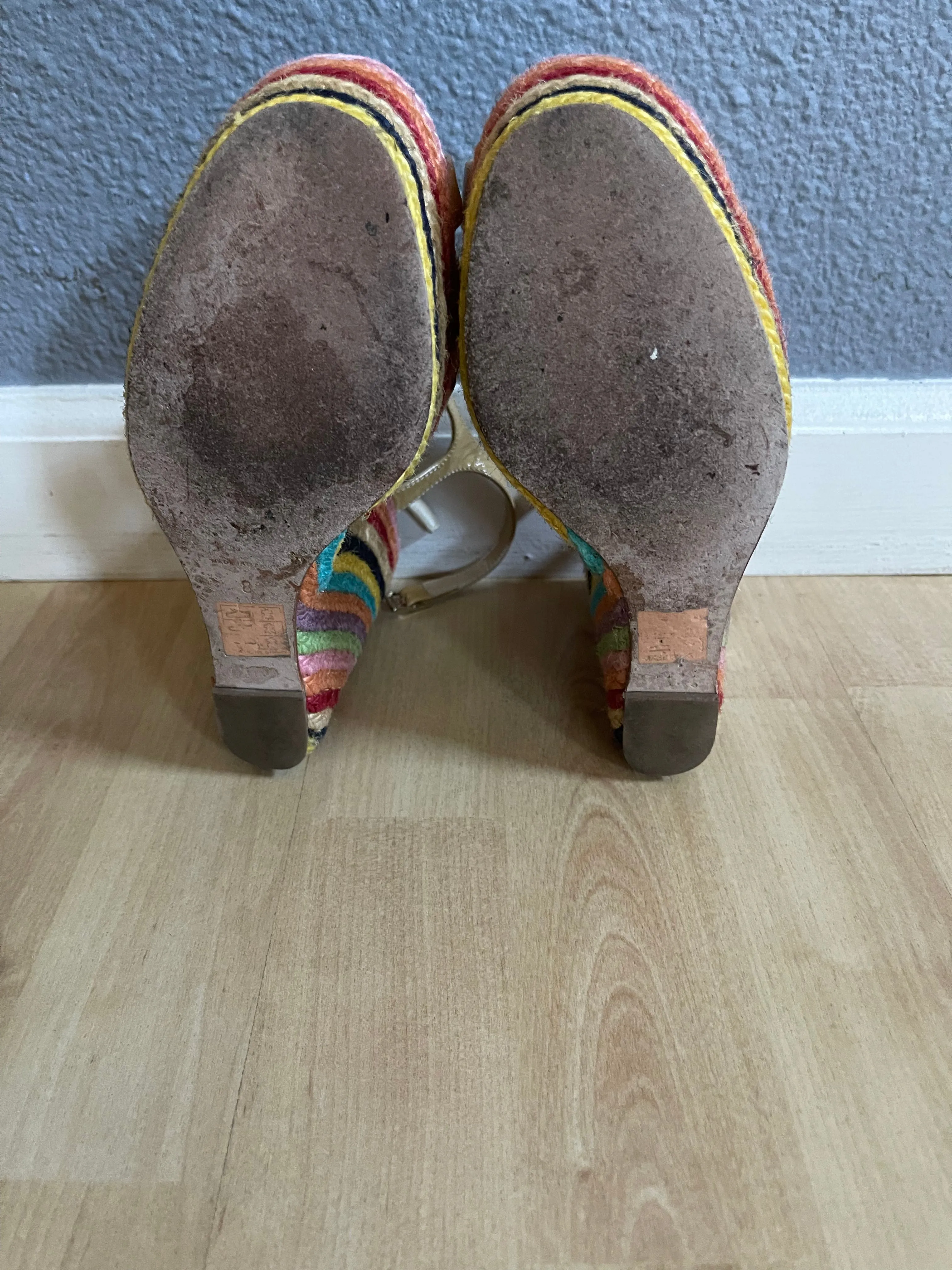 Kate Spade Multicolor Wedge Sandals