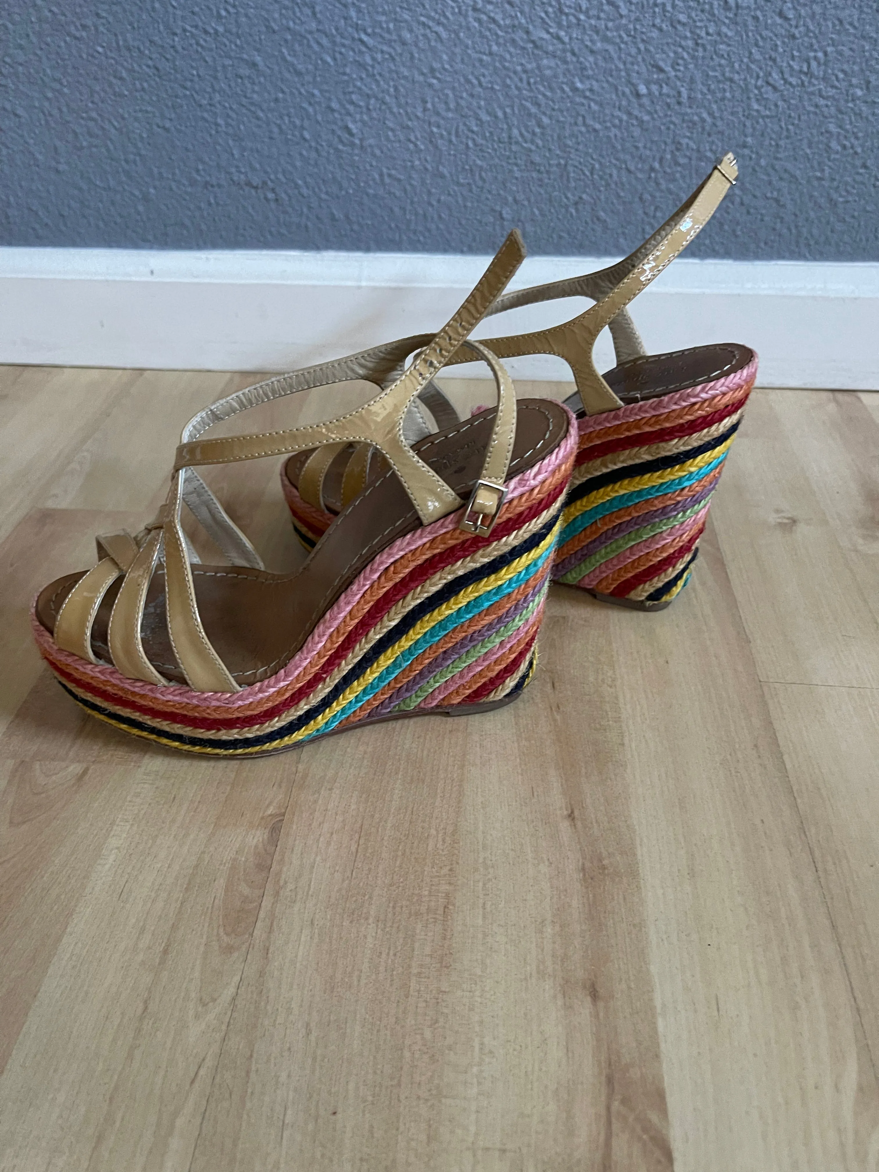Kate Spade Multicolor Wedge Sandals