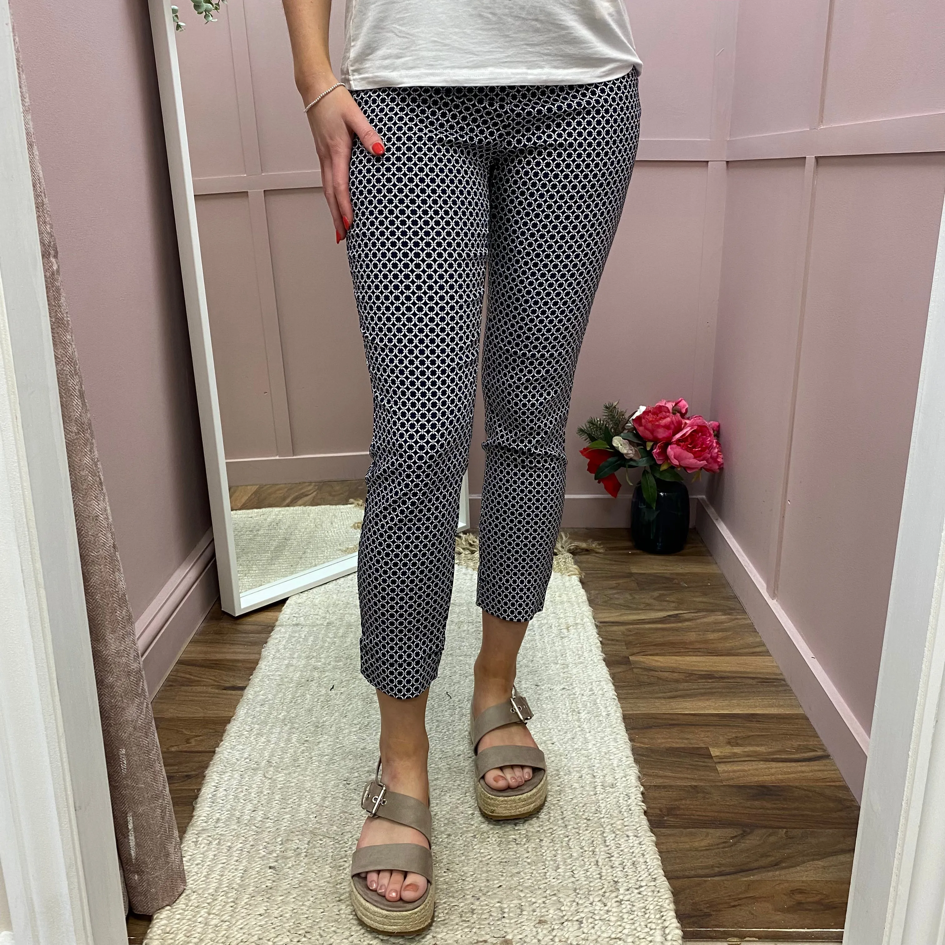 Kelaya Chain Print Ankle Grazers
