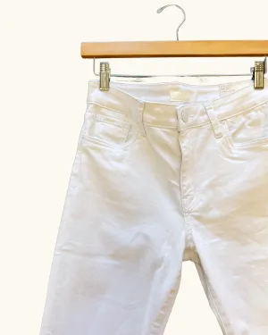 Kelsey Kick Flare: Optic White