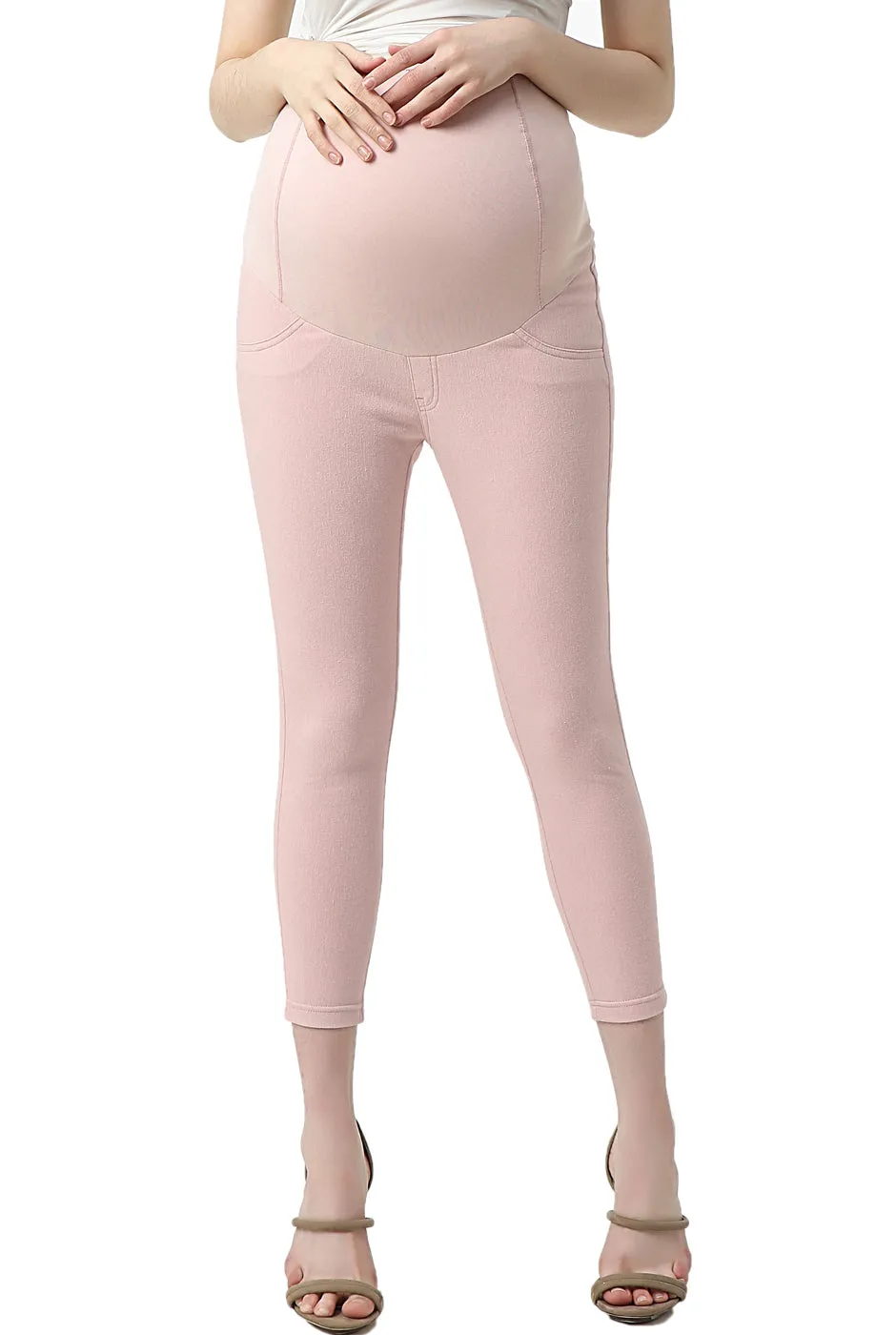 Kimi   Kai Maternity "Tia" Cropped Jeggings