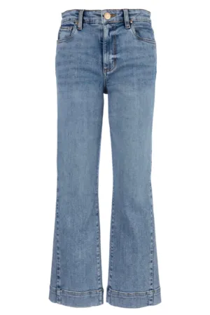 KUT Kelsy High Rise Ankle Flare - Defend Wash Medium
