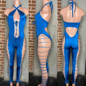 Lace me up jumpsuit