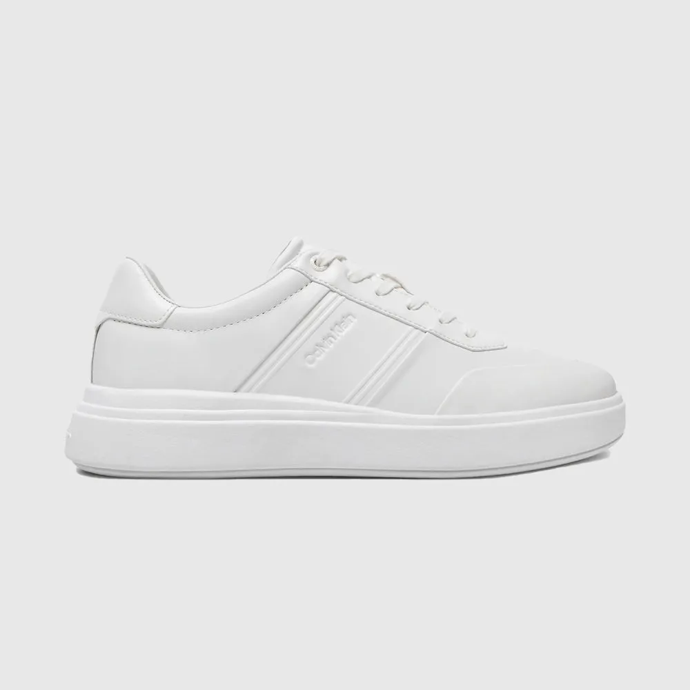 Lace Up Sneaker  - White