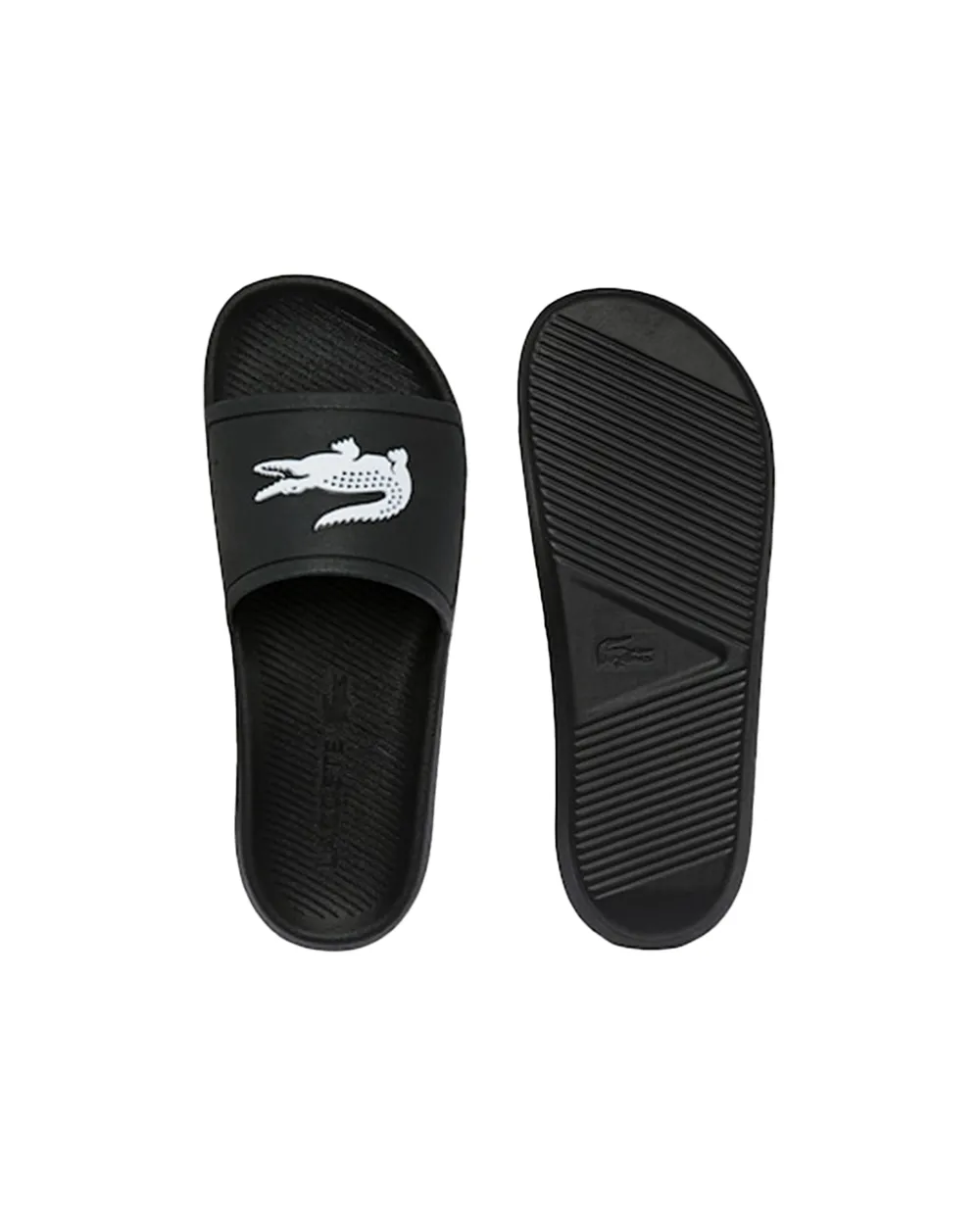 Lacoste Croco Slide 119 1 CMA Sliders (black/white)