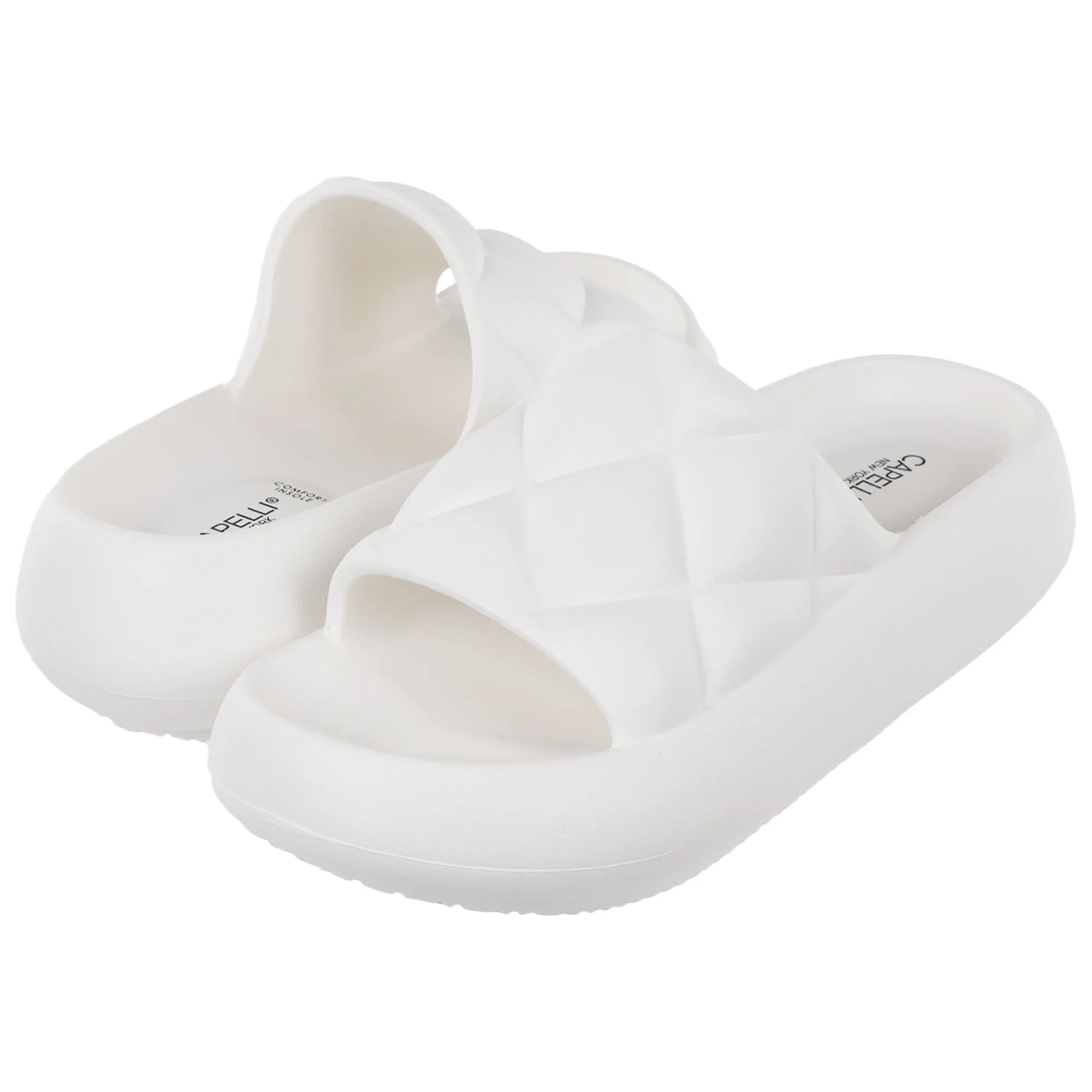 Ladies Injected EVA Quilted Slide