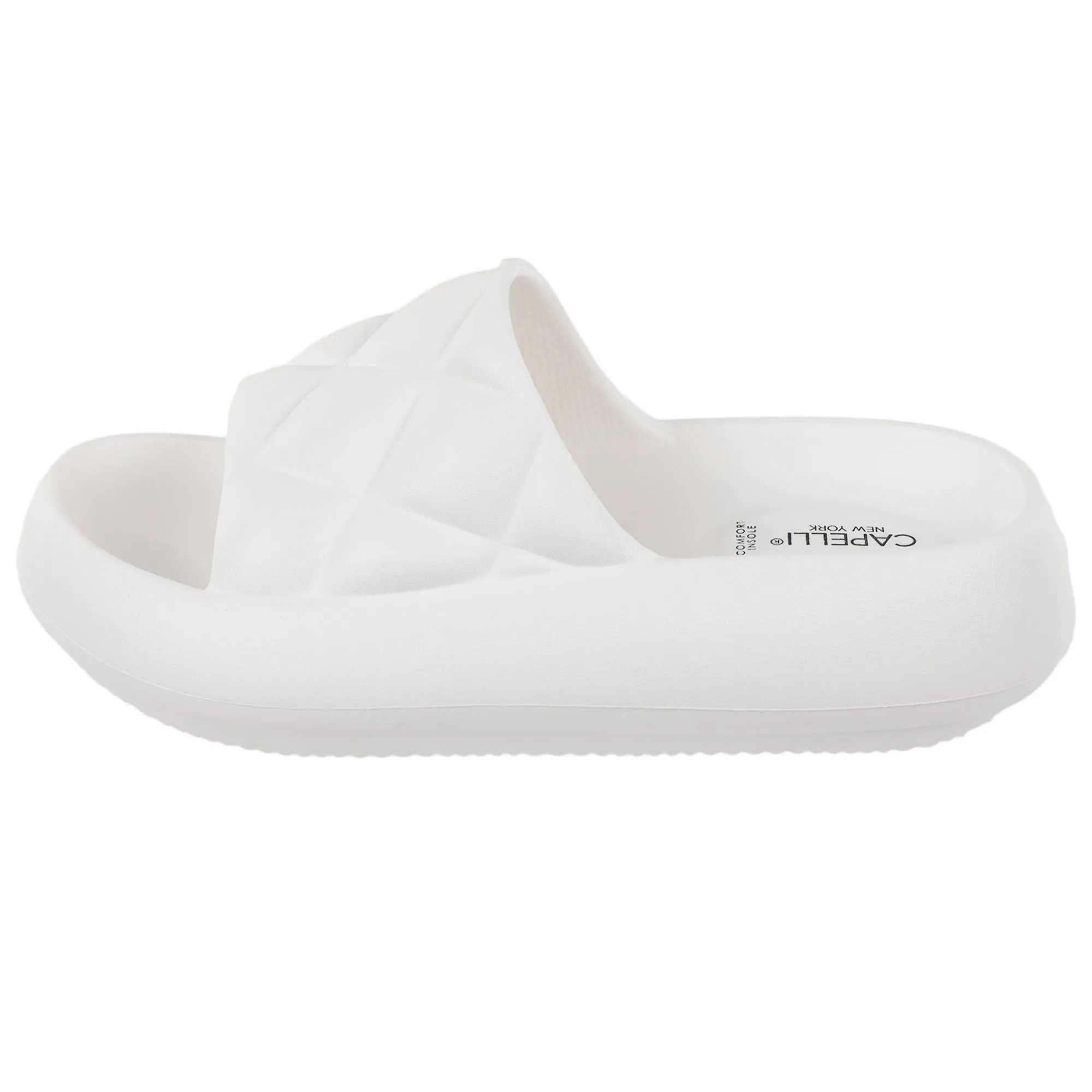 Ladies Injected EVA Quilted Slide